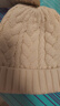 無(wú)印良品 MUJI 大童 針織 纜繩編織帽 DBF20A1A 象牙色 50-52cm 曬單實(shí)拍圖