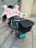 電動(dòng)自行車(chē)后置車(chē)筐折疊電瓶摩托車(chē)籃子放書(shū)包神器后尾防水儲物箱 電動(dòng)車(chē)后置貨架+加粗塑料車(chē)筐 曬單實(shí)拍圖