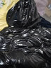忙忙熊童裝女童冬季羽絨棉服女孩中大童新款洋氣中長(cháng)款棉外套長(cháng)袖連帽加絨加厚秋冬大衣 黑色 160 曬單實(shí)拍圖