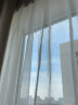 诺罗 纱帘免打孔简易魔术贴窗帘粘贴白色窗纱透光不透人飘窗客厅阳台 多丽白纱魔术贴式 成品：宽2.5米*高2.5米/1片 实拍图