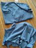莫代爾冰絲背心女士圓領(lǐng)無(wú)袖涼感家居服睡衣寬松薄款睡褲休閑大碼兩件套 牛仔藍 2XL （130-160斤） 曬單實(shí)拍圖