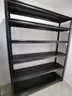 Honey Cute貨架置物架角鋼家用倉儲超市收納架儲物架落地雜物鋼制儲物間層架 黑色四層 長(cháng)150*寬40cm 加厚通體立柱高1600 曬單實(shí)拍圖