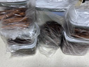 安扣（ANKOU）密封罐食品級儲物罐子雜糧收納盒保鮮盒儲物密封盒6件套正方形 曬單實(shí)拍圖