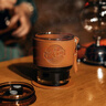 ZIPPO玻璃杯美式復古茶杯帶吸管高顏值咖啡杯夏季便攜水杯送畢業(yè)禮物 茶色340ml 曬單實(shí)拍圖