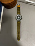 積優(yōu)（JEAYOU）飛行員復古獨創(chuàng  )設計名表手表帶真皮表帶適用愛(ài)彼百年靈伯爵浪琴歐米茄萬(wàn)國積家蕭邦寶珀萬(wàn)寶龍表帶 【意大利植鞣革】軍綠 21mm 針扣 曬單實(shí)拍圖