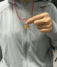 中國黃金（CHINA GOLD）時(shí)來(lái)運轉黃金項鏈男女士轉運足金平安扣吊墜生日女神節禮物送愛(ài)人 時(shí)來(lái)運轉吊墜【紅繩】約1.4g 曬單實(shí)拍圖