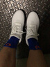 并力（BINLI） 并力籃球襪子男籃球中筒精英襪詹皇印花透氣防滑加厚毛巾襪 JCB3303彩藍色 曬單實(shí)拍圖