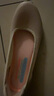 斯凱奇（Skechers）女鞋夏季時尚透氣淺口單鞋復(fù)古鞋子女低幫一腳蹬平底通勤鞋104199 自然色/NAT 36.5 曬單實拍圖