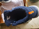 斯凱奇（Skechers）男鞋高幫鞋防寒鞋舒適厚底加絨棉鞋運動(dòng)靴210788 海軍藍色/NVY 43 曬單實(shí)拍圖