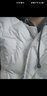 唐獅（TonLion）2023情侶裝羽絨服男女翻領(lǐng)輕薄款 女款/米白/二批 L  曬單實(shí)拍圖