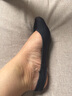 倫洛弗冰絲襪子船襪女夏季薄款隱形淺口吊帶襪半腳底硅膠防滑襪套 黑色５雙裝 均碼35-40 曬單實(shí)拍圖