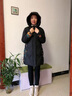 羅蒙（ROMON）中老年女裝冬裝羽絨服女中長(zhǎng)款印花連帽媽媽裝外套本命年過(guò)年衣服 紅色/羽絨服 L 建議90-105斤 曬單實(shí)拍圖