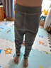 貝瑞加（Babyprints）兒童打底褲冬季寶寶加絨棉褲女孩加厚百搭長(zhǎng)褲保暖褲子 淺灰130 曬單實(shí)拍圖