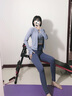 LULU CENTURY瑜伽服套裝女運動(dòng)蜜桃臀褲跑步外套速干透氣普拉提訓練健身四件套 【四件套】豆沙粉短袖+海鹽灰 M(95-105斤) 曬單實(shí)拍圖