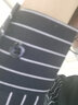 NASALIKE男士加絨加厚假兩件毛衣青年帥氣長袖襯衫領(lǐng)線衣男打底針織衫 517黑白細(xì)條 加絨一體絨 XL 建議120-135斤左右 曬單實(shí)拍圖