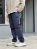 哈吉斯（HAZZYS）男装春秋款基本款彩色CHINO棉弹混纺抗菌裤ATDZP02CP01 藏青色NV 175/80A 33 晒单实拍图