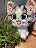 嘉百利起司貓毛絨玩具玩偶可愛(ài)貓咪公仔大號布娃娃抱枕送兒童女生閨蜜禮 微笑款起司貓 25厘米 曬單實(shí)拍圖