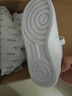 鴻星爾克兒童鞋冬季男童鞋休閑運動(dòng)滑板鞋小白鞋 正白 -偏小1碼 29 曬單實(shí)拍圖