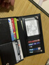 英倫保羅錢(qián)包男真皮男士長(cháng)款多功能卡包頭層牛皮簡(jiǎn)約軟皮夾子證件包 黑色平紋 曬單實(shí)拍圖