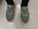 百麗透氣網(wǎng)面男休閑鞋夏季厚底板鞋帆布鞋7ZG01BM3 綠色 38 (240mm) 曬單實(shí)拍圖