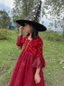 小咔衣濃萬(wàn)圣節兒童服裝cosplay女童女巫表演公主裙女孩演出服吸血鬼惡魔 紫色+隨機帽子  130 曬單實(shí)拍圖