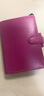 Filofax 英國進(jìn)口 finsbury A8 M5手帳本可愛(ài)便攜迷你真皮口袋型皮面網(wǎng)紅筆記本活頁(yè)本定制蓋章記事本手帳 Mini A8 | M5樹(shù)莓色025398 曬單實(shí)拍圖