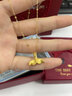 金癡999足金美人魚(yú)黃金吊墜女3D硬金小金魚(yú)套鏈海豚魚(yú)尾鯨魚(yú)項(xiàng)墜 金約0.38g-0.58g 吊墜+18K珠珠鏈 曬單實(shí)拍圖