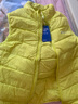 亞瑟士亞瑟士童裝冬季新款男女童兒童三防科技羽絨馬甲 黃綠色 清潔度1000-白鴨絨 160 cm 充絨量42.5g 曬單實(shí)拍圖