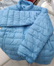 ASK JUNIOR90絨男女同款羽絨服秋冬加厚保暖百搭羽絨內(nèi)膽運動風(fēng) 天藍色 170  曬單實拍圖