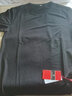 皮爾卡丹（pierre cardin）桑蠶絲短袖T恤男圓領(lǐng)夏季中青年純色真絲體恤修身上衣 黑色 圓 175/XL 曬單實(shí)拍圖