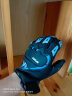 俞兆林（YUZHAOLIN）健身运动半指手套男撸铁器械护腕单杠硬拉防滑耐磨户外自行车骑行 黑蓝色-长指款 均码 实拍图