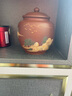 萬(wàn)壺園 紫砂茶葉罐大號(hào)醒茶罐儲(chǔ)茶罐茶葉盒泥繪普洱茶罐子原礦紫砂防潮存儲(chǔ)物罐茶缸茶倉(cāng)功夫茶具茶道配件 泥繪山水 裝約660克 曬單實(shí)拍圖