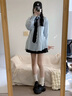康姿蝶厚底樂福鞋女2025春季新款百搭小個子松糕單鞋子學生黑色小皮鞋女 黑色 37 曬單實拍圖