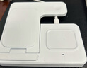 GY蘋果三合一無線充電器折疊快充支架適用iphone16/15promax/14plus/13/12/11/xr/8手機iwatch10手表 白色適用蘋果apple全家桶+快充頭 曬單實拍圖