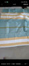 洁丽雅（Grace）床单单件 纯棉条纹床罩单品床上用品被单床罩 索马里-绿160*230cm 实拍图