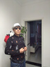 酷定律長(zhǎng)袖t恤男秋季新款POLO領(lǐng)衛(wèi)衣男士時(shí)尚打底衫休閑百搭上衣服男裝 黑色 XL 175 曬單實(shí)拍圖