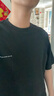 依郎酷短袖t恤男寬松圓領重磅大碼半袖男士夏季打底體恤衫五分袖上衣服 藏青色 XL 【145-160斤】 曬單實拍圖