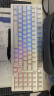 新盟X98PRO机械键盘蓝牙无线2.4G三模/有线单模RGB背光全键热插拔轴Gasket结构游戏办公 白色-有线单模-RGB热插拔【白玉轴】 实拍图