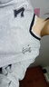 LDBE灰色三杠V領(lǐng)衛(wèi)衣女秋冬新款寬松美式小眾設(shè)計感蕾絲拼接長袖上衣 灰色 L 曬單實拍圖