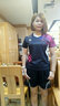 圣希奴（SaintsYno）新款羽毛球服套裝女裝運動(dòng)速干透氣短袖短褲男比賽服乒乓球衣定制 121女黑色上衣+K3黑褲 M 曬單實(shí)拍圖