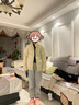 鴨鴨男女中大童三防羽絨服2件可拆卸羽絨內膽三合一防水外套防寒衣TZ3 奶杏色 150 建議140-145cm,體重65-80斤 曬單實(shí)拍圖