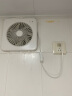 依摩达（emoda） 6寸8寸温湿度VOC自动感应直流变频智能静音墙壁式家用卫浴换气扇 8寸开孔190mm风量246(一档型) 实拍图