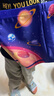 美津濃（MIZUNO）兒童泳褲男寶寶星球平角泳褲速干訓練運動(dòng)溫泉游泳衣B1402星球120 曬單實(shí)拍圖