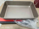 百鉆長(cháng)方形烤盤(pán)家用雪花酥蛋糕卷面包餅干模具烤箱用不粘方盤(pán)烘焙器具 15寸長(cháng)方形烤盤(pán)（深盤(pán)） 曬單實(shí)拍圖