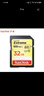 閃迪（SanDisk）SD內存卡 套裝 單反相機sd存儲卡 高速連拍 U3/C10/V30 32G SD卡100MB/s U3 C10 曬單實(shí)拍圖