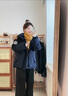 DGOV2025新款韓版羽絨棉服女設計感工裝寬松加厚派克服美式棉衣外套女 藏藍色 【zt】下單速發(fā)貨 M 建議尺碼110-130斤 曬單實(shí)拍圖