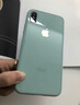 新爵 蘋(píng)果x手機殼玻璃鏡面iphone xs max xr液態(tài)硅膠防摔潮牌個(gè)性軟全包超薄男女款 淡青綠【鋼化玻璃背板】 適用蘋(píng)果X/XS【5.8英寸】 曬單實(shí)拍圖