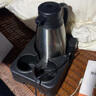 路友 車(chē)載燒水壺電熱杯1200ML大容量12V24V可選304不銹鋼電加熱壺熱水 12V24V通用+壺架 1.3L 曬單實(shí)拍圖