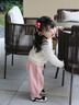 幼歌（YOUGE）嬰幼兒夏季新款親膚透氣防蚊束腳褲寬松休閑百搭長褲潮 粉色（66-90兩用襠） 90 cm 曬單實拍圖