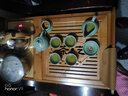 茶桌家用小茶臺客廳茶室實(shí)木移動(dòng)帶輪茶幾茶車(chē)陽(yáng)臺燒水泡茶小桌子燒水壺茶具一體套裝 茶色茶藝茶車(chē)+全自動(dòng)電器+哥窯茶具套裝 曬單實(shí)拍圖